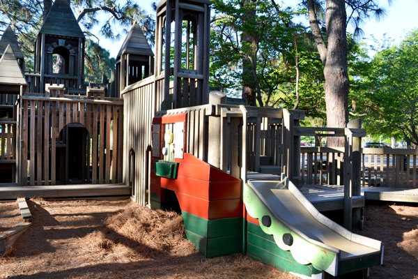 Slide at Camelot Park, Cannon Park Pinehurst